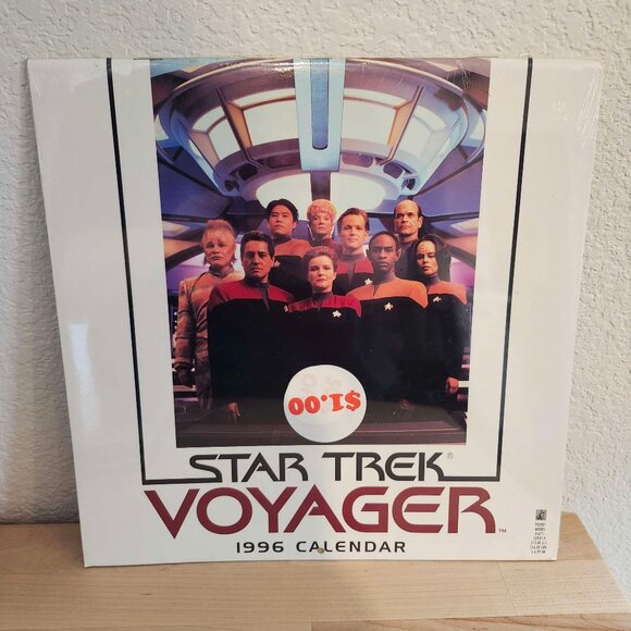 NIP Vintage 1996 Star Trek Calendar - Voyageur - New in Package - Picture 1 of 2